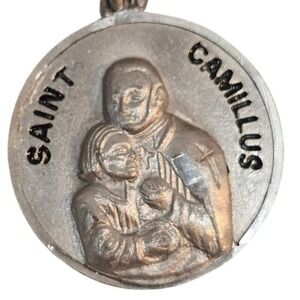 Saint Camillus Pendant 18" Chain Patron Saint of Hospitals, Nurses and the Sick